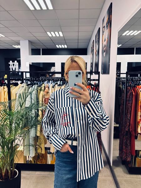 Bawełniana koszula w paski