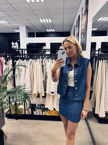 BAWEŁNIANA SPÓDNICZKA JEANS