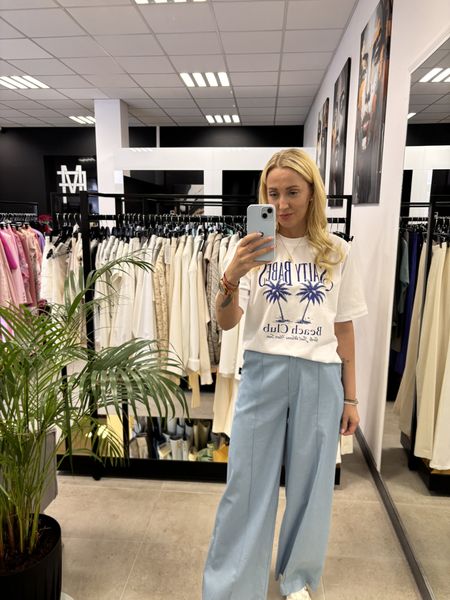 BAWEŁNIANY T-SHIRT PALMY